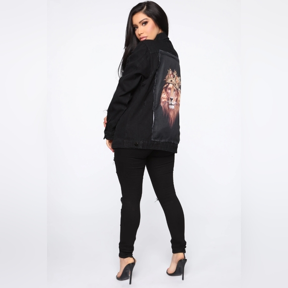 Fashion Nova Jackets & Blazers - Fashion Nova Her Majesty Denim Jacket